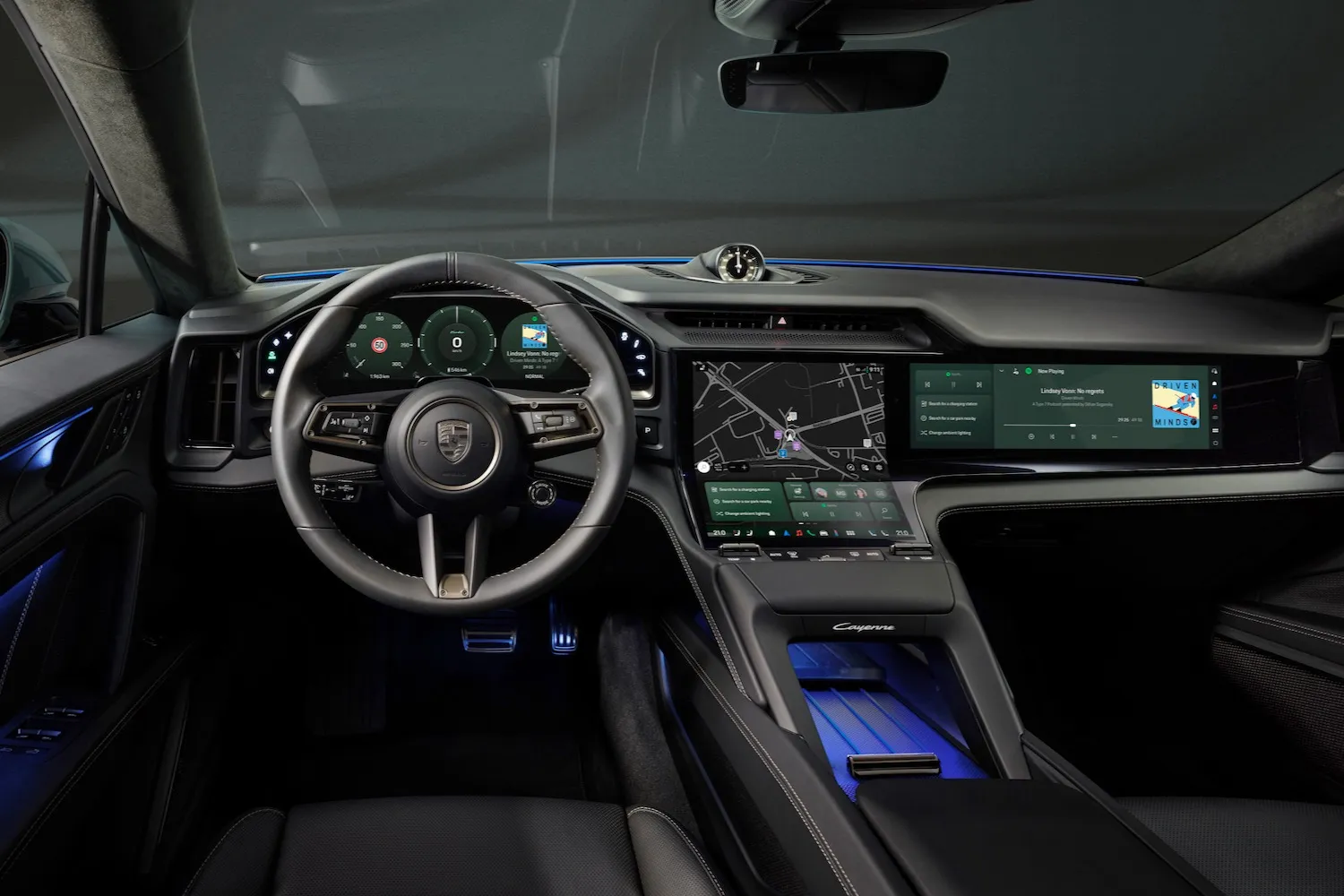 Porsche переизобрела электромобиль: беспроводная зарядка, батарея без корпуса и 986 л.с. в новом Cayenne