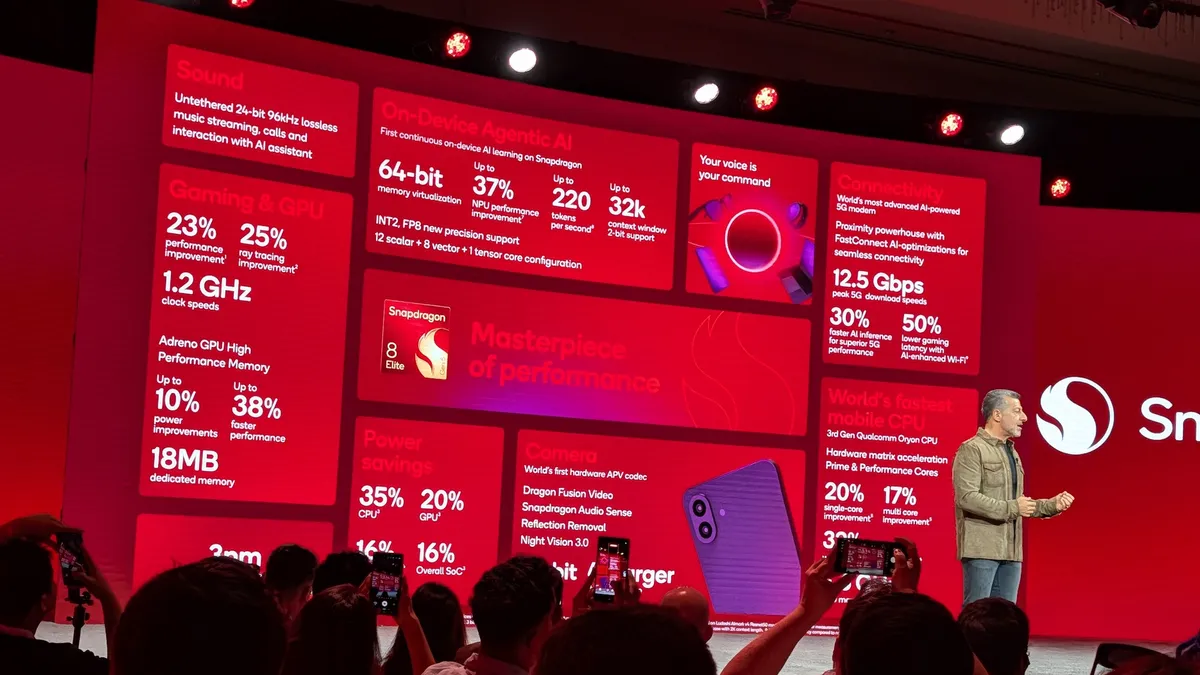 Qualcomm показала Snapdragon 8 Elite Gen 5