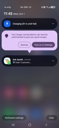 Samsung готовит One UI 8.5 с умными сводками уведомлений