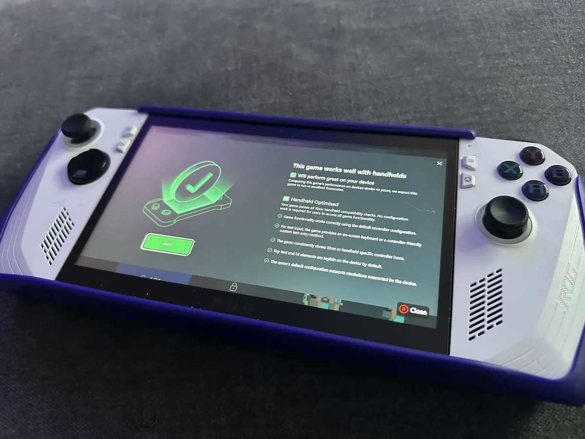 505032Xbox Ally получил индикаторы совместимости и обновление Armoury Crate