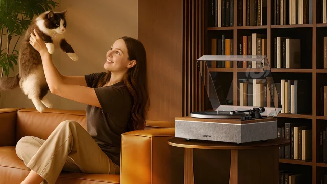 Забудьте о тихих «чемоданчиках»: этот ретро-проигрыватель с 4 динамиками — ваш билет в мир винила