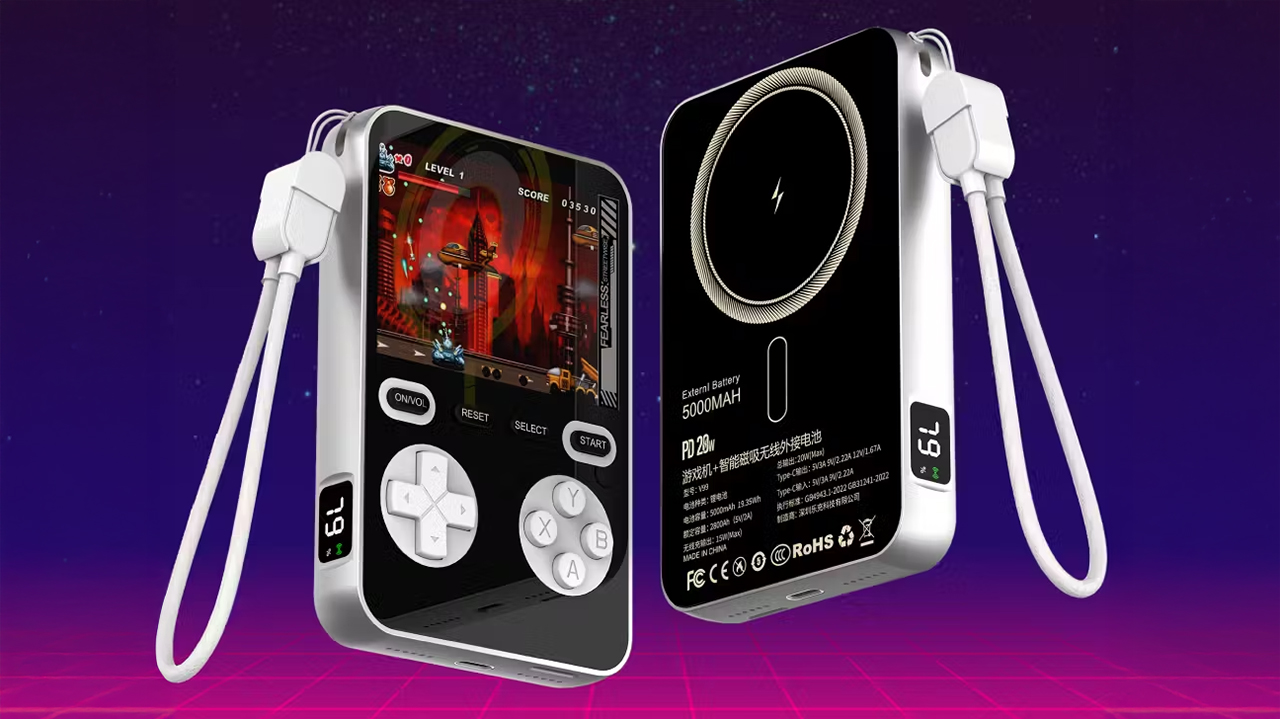 Заряжай и играй японцы скрестили MagSafe-аккумулятор с ретро-консолью