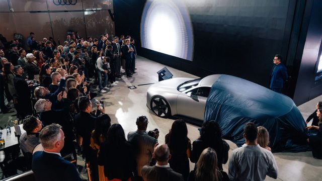 Audi Concept C: электрический спорткар в Лондоне1 Audi Concept C: электрический спорткар в Лондоне