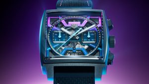 Часы TAG Heuer Monaco зажигают ночь Лас-Вегаса