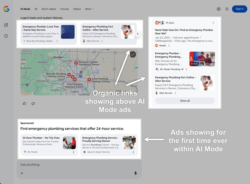 Дождались Google окончательно испортила свой ИИ-поиск рекламой