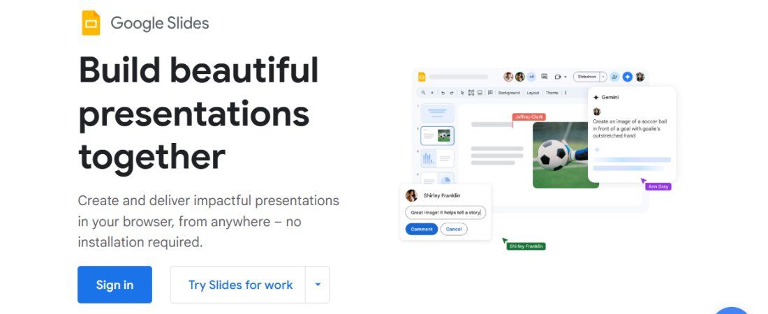 Обзор Google Slides — экономичный инструмент для презентаций