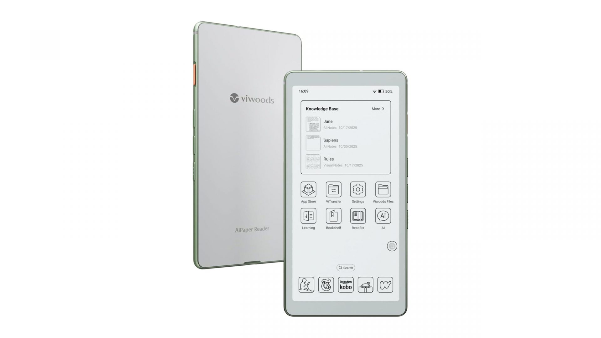 526058AiPaper Reader: первый в мире ридер на Android 16 поместится в карман