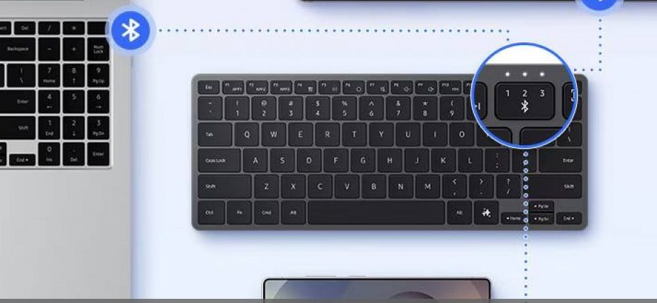 Samsung выпустила Smart Keyboard с поддержкой тройного Bluetooth и клавишей DeX