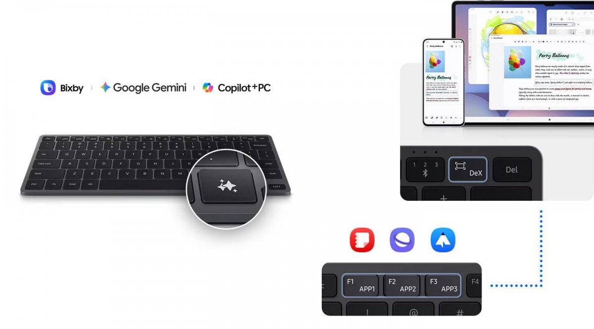 Клавиатура Samsung Smart Keyboard: тонкая, алюминиевая
