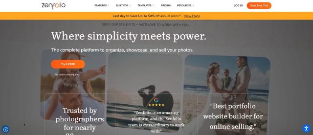 Конструктор сайтов Zenfolio: идеальная платформа для фото