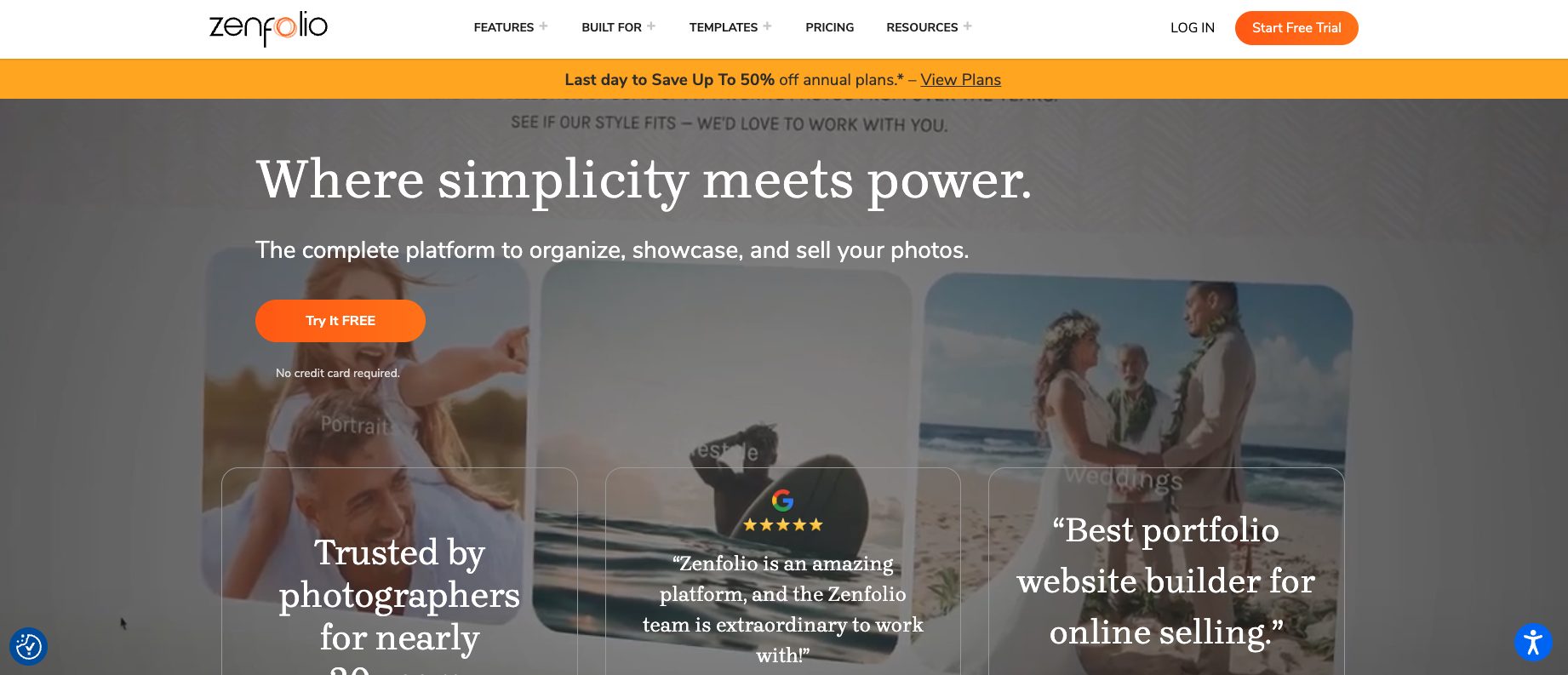 Конструктор сайтов Zenfolio: идеальная платформа для фото