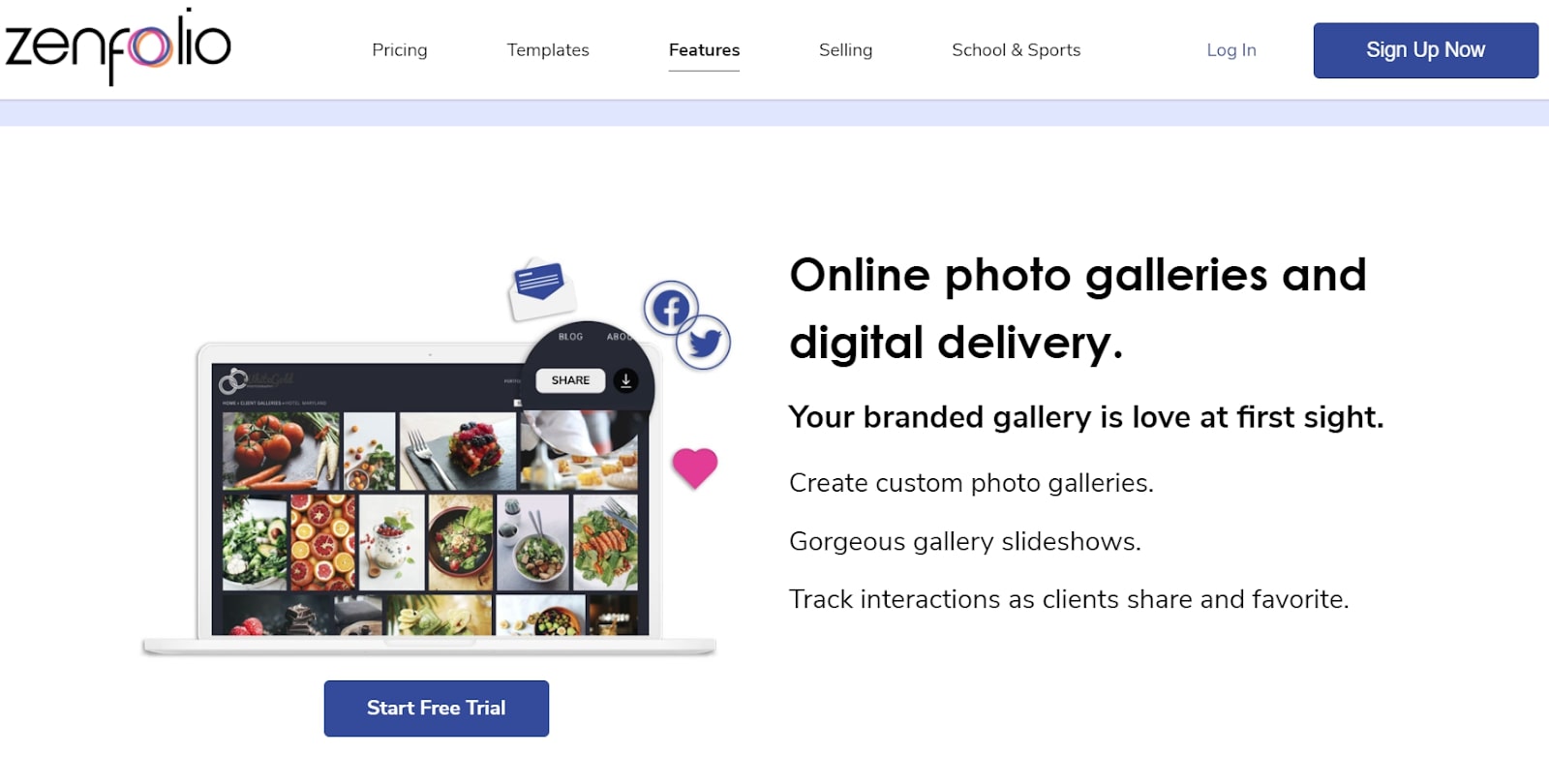 Конструктор сайтов Zenfolio: идеальная платформа для фото