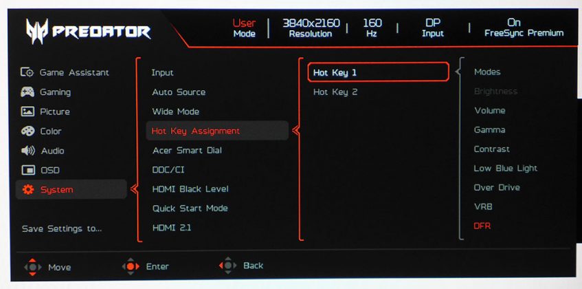Монитор Acer Predator XB273K V5: 4K с двойной частотой