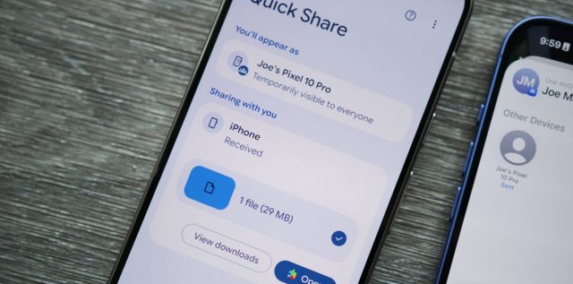Обновление Quick Share отключает Wi-Fi на Pixel 10