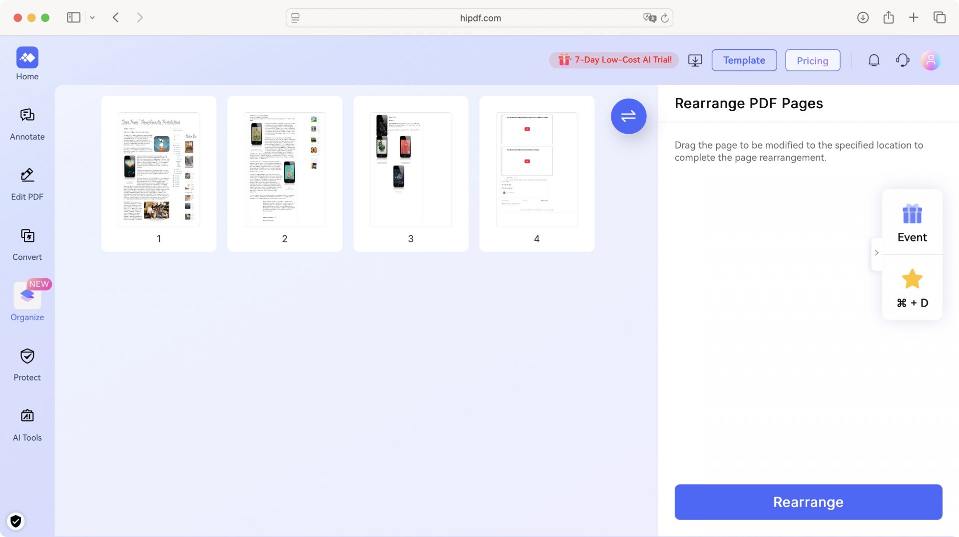 Обзор Wondershare HiPDF — PDF-редактор в браузере картинка Обзор Wondershare HiPDF — онлайн PDF-редактор