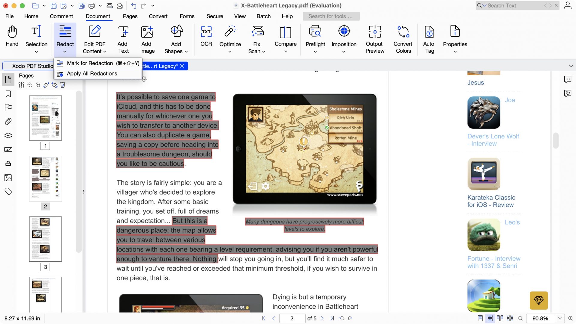 Обзор Xodo PDF Studio — мощный офлайн PDF-редактор