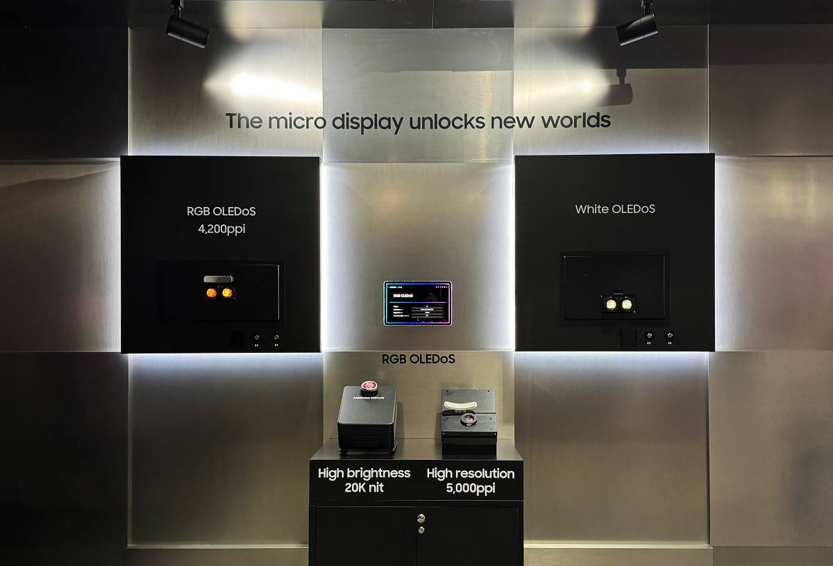 Очки Galaxy XR с OLEDoS-дисплеями: экран будущего