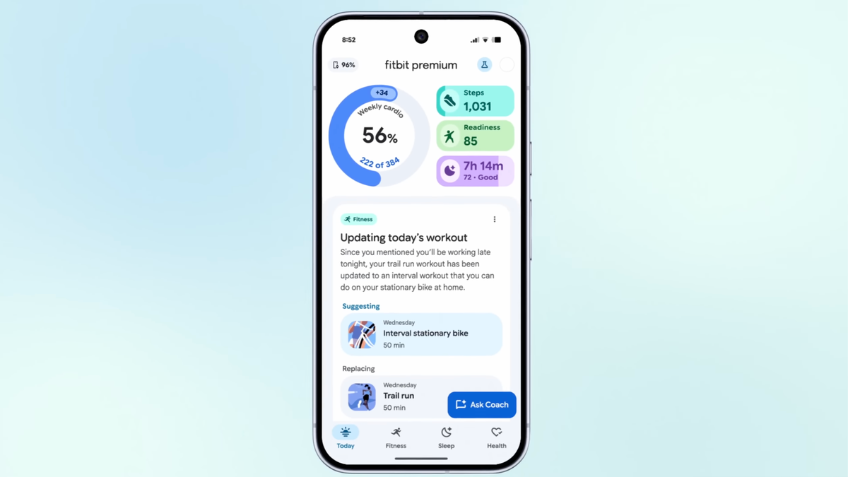 Приложение Fitbit на Android: долгожданный редизайн