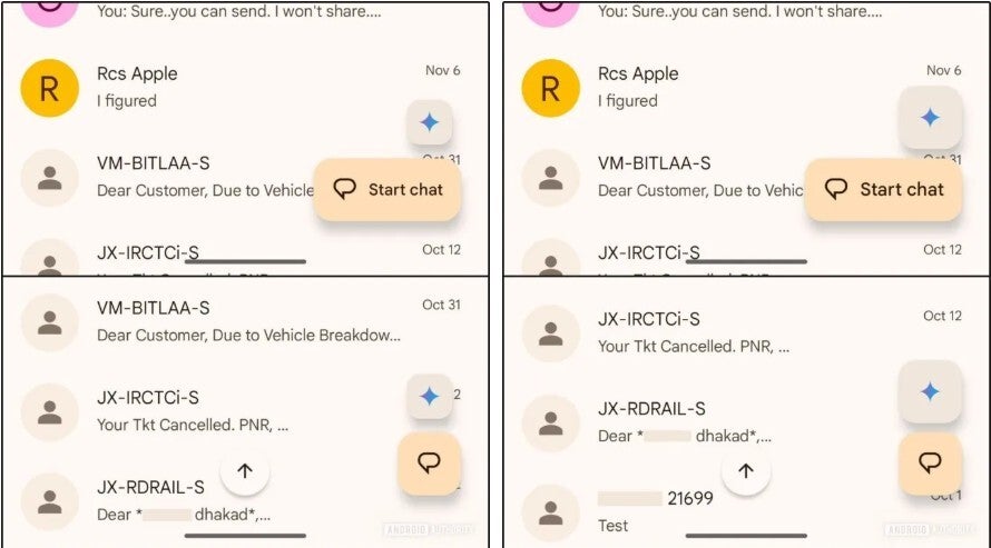 Приложение Google Сообщения получает три обновления 