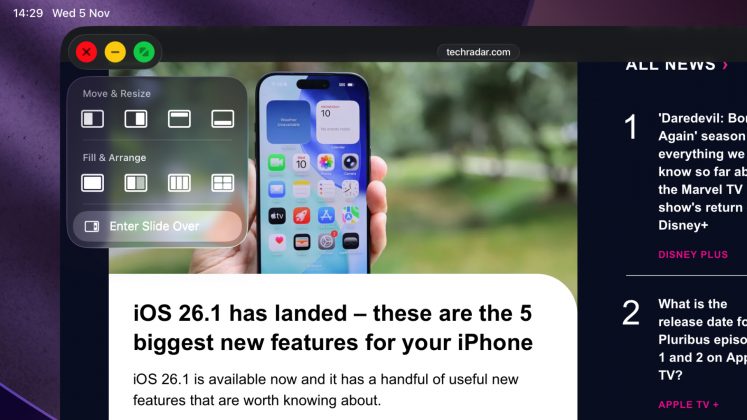 Провал многозадачности в iPadOS 26.1. Apple вернула Slide Over, но зачем, если нет Split View