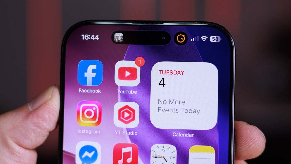 Dynamic Island на iPhone разочарует вас сильнее, чем вы думаете картинка Смартфон iPhone Dynamic Island добавляет виджеты