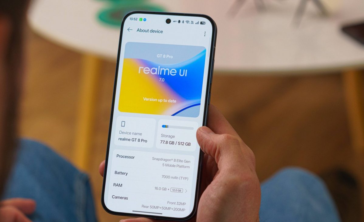 Смартфон Realme GT 8 Pro — камера и дисплей 7000 нит