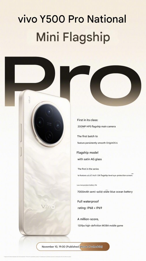 Смартфон Vivo Y500 Pro: среднячок бьёт по флагманам