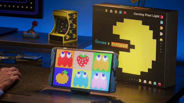 Светильник Govee Pac-Man Gaming Pixel Light и призраки