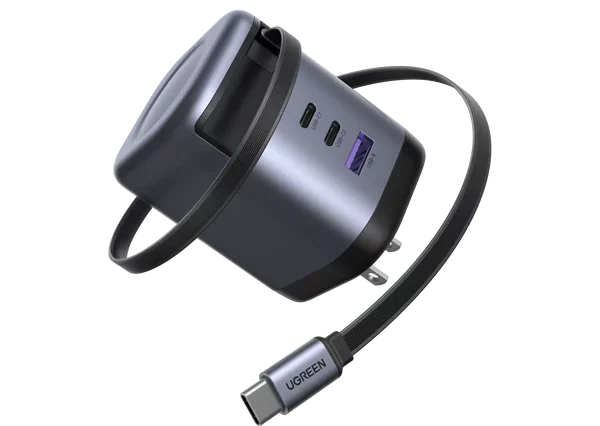 UGREEN Nexode 100 Вт с выдвижным кабелем