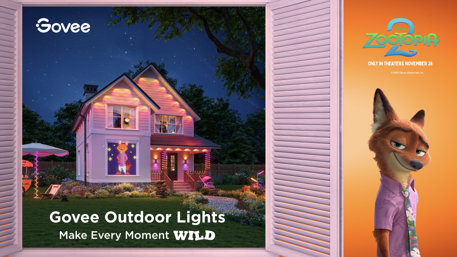 Умные светильники Govee и Disney «Зверополис 2»