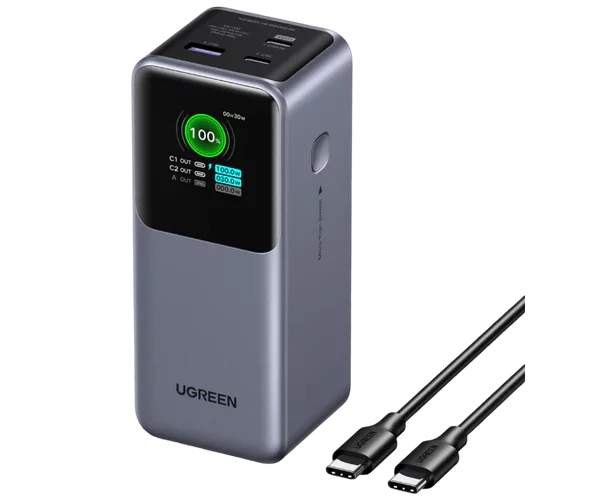 Внешний аккумулятор UGREEN Nexode 165 Вт 20000 мАч