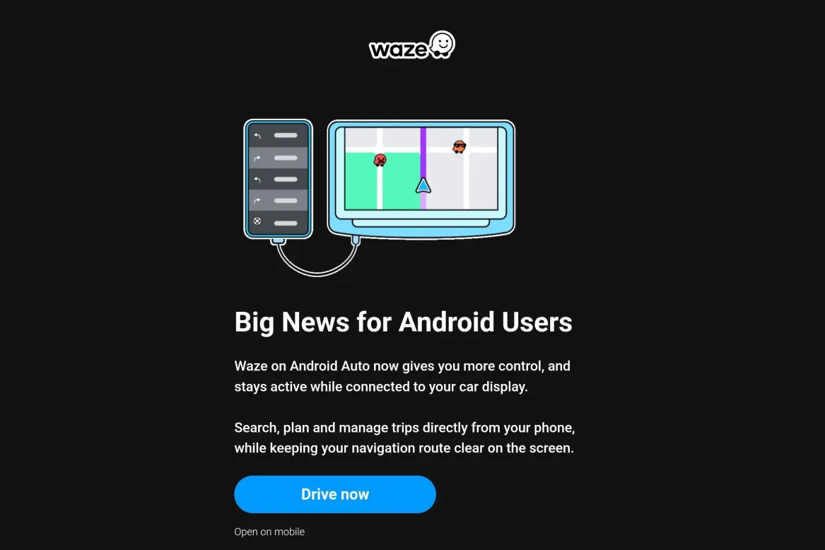 Waze наконец-то убрал самое бесячее ограничение в Android Auto. Почему на это ушло столько лет
