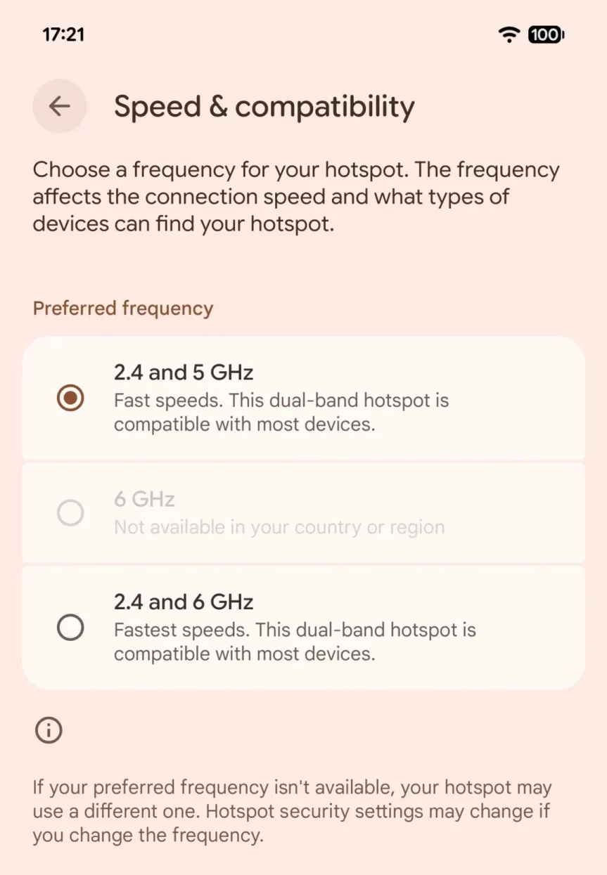 точка доступа Android