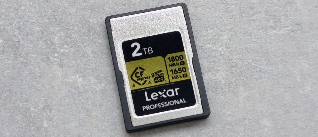 Lexar Professional GOLD CFexpress 4.0 Type A