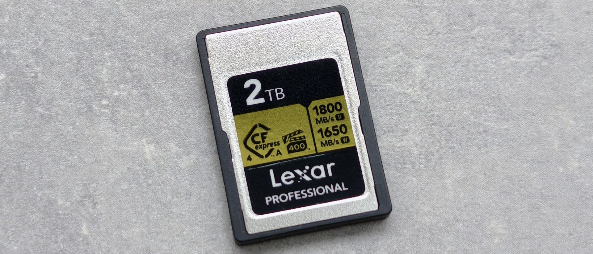 Обзор Lexar Professional GOLD CFexpress 4.0 Type A: карта без компромиссов