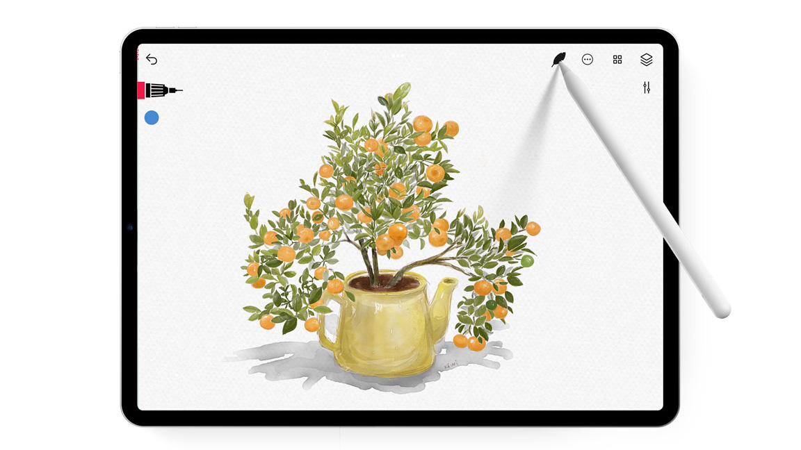Лучшие приложения для рисования на iPad: топ-24 в 2025 году картинка Tayasui Sketches
