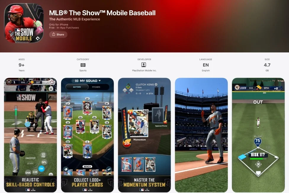 20 лет ждали зря Культовый симулятор MLB The Show выходит на смартфонах, но с унизительным ограничением