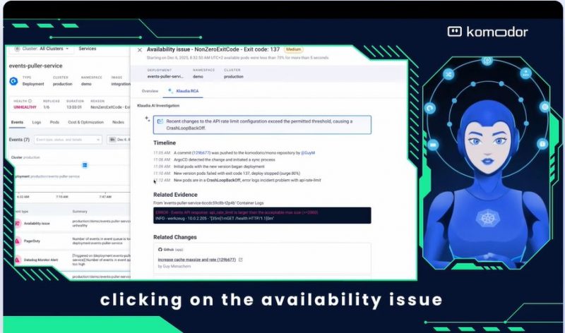 Премия InfoWorld «Технология года — 2025»: Управление приложениями картинка Komodor Platform
