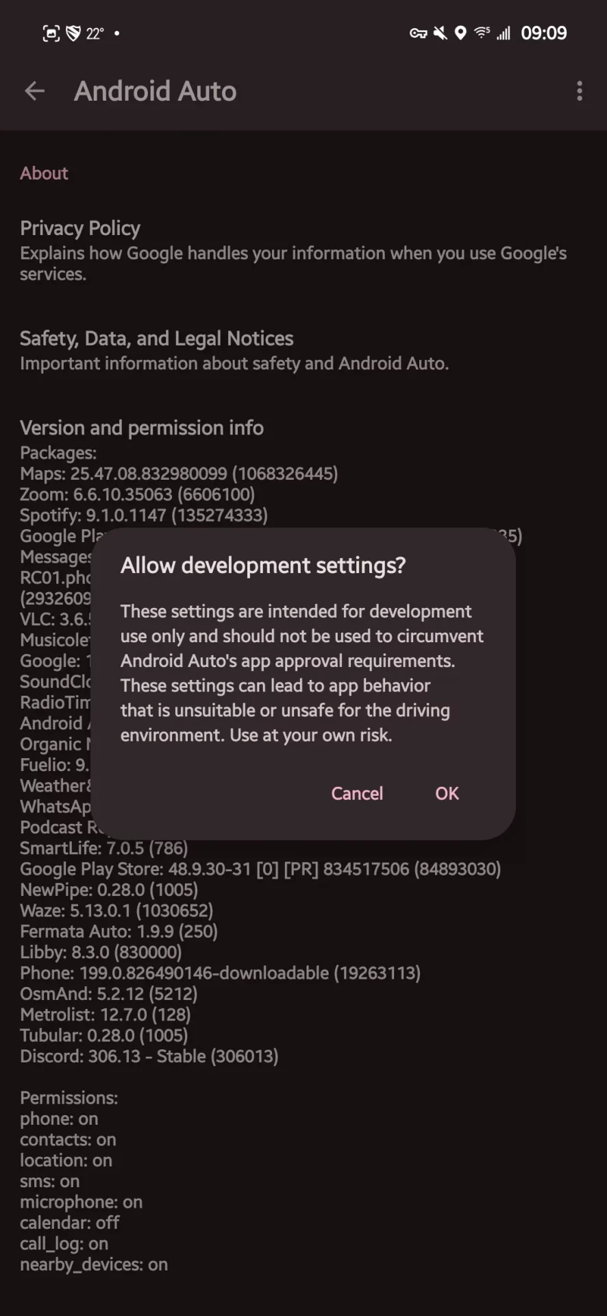 Секретный режим разработчика Android Auto: как получить доступ к запретным настройкам картинка Android Auto