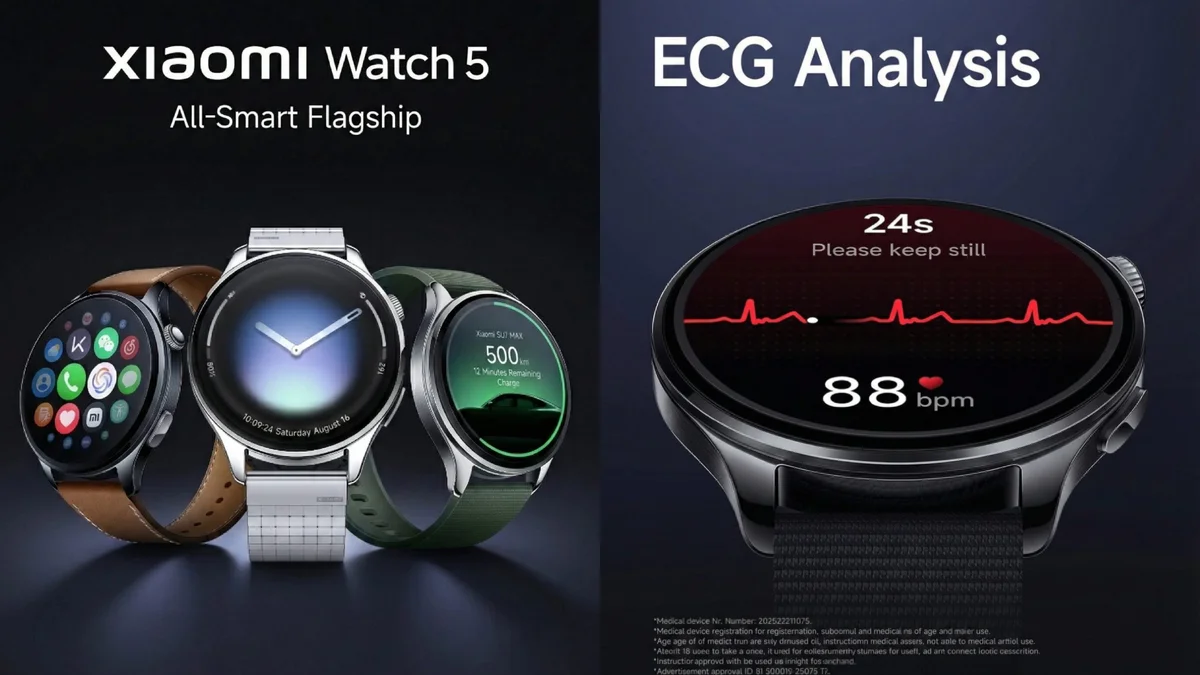 Часы Xiaomi Watch 5, наушники Buds 6 и релиз | DGL.RU