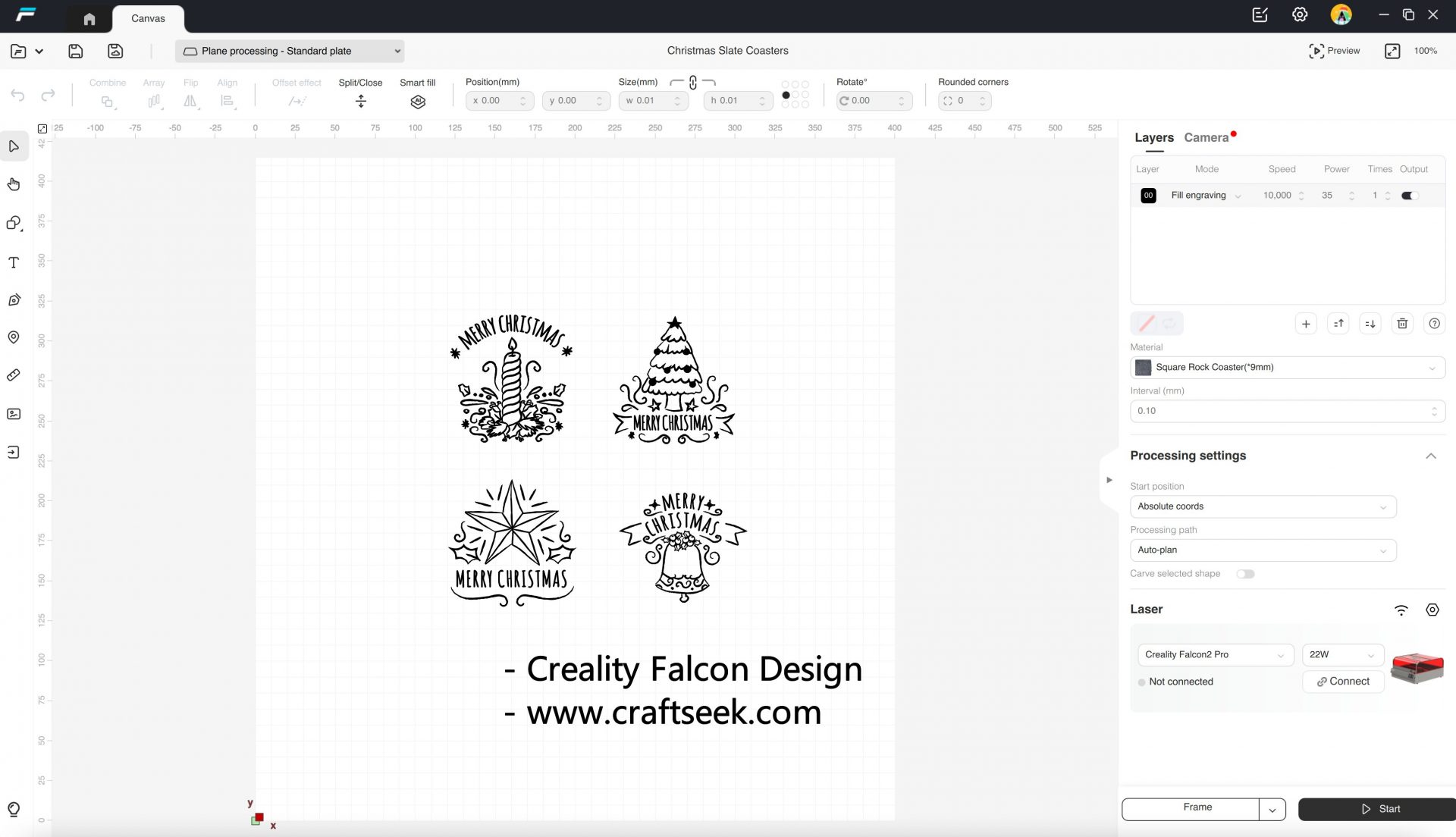 Гравировальный станок Creality Falcon2 Pro | DGL.RU