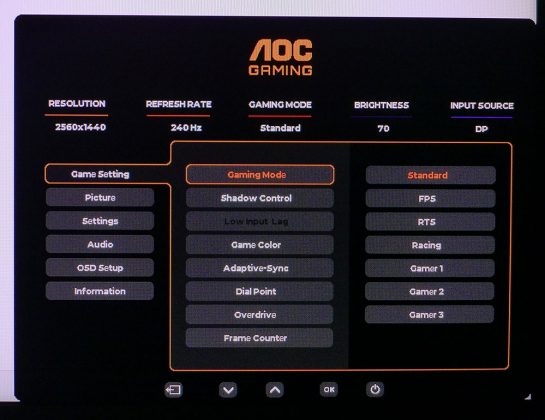 Игровой монитор AOC Q27G4ZMN 27&Prime; | DGL.RU