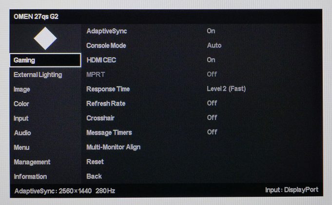 Игровой монитор HP Omen 27qs G2 как OLED | DGL.RU