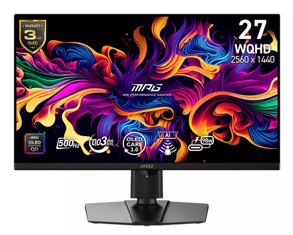 Обзор игрового QD-OLED монитора MSI MPG271QR X50: быстрый, красочный и премиальный картинка Игровой монитор MSI MPG271QR X50 | DGL.RU