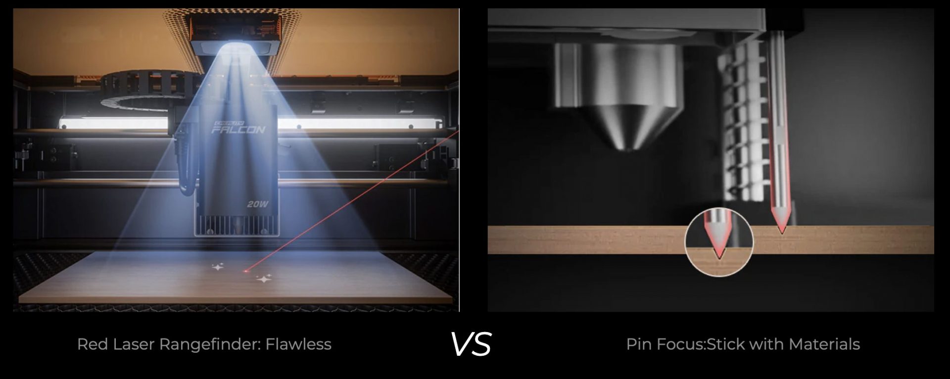 Обзор Creality Falcon A1 Pro 20 Вт: закрытый диодный лазер картинка Лазерный станок Creality Falcon A1 Pro | DGL.RU