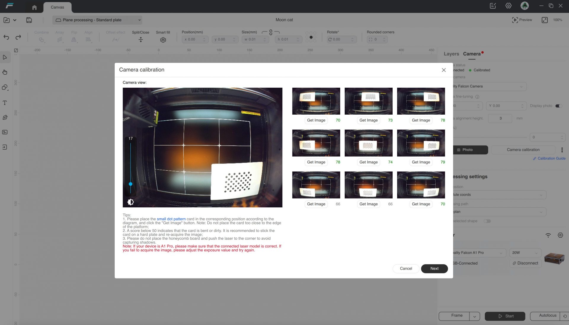 Обзор Creality Falcon A1 Pro 20 Вт: закрытый диодный лазер картинка Лазерный станок Creality Falcon A1 Pro | DGL.RU