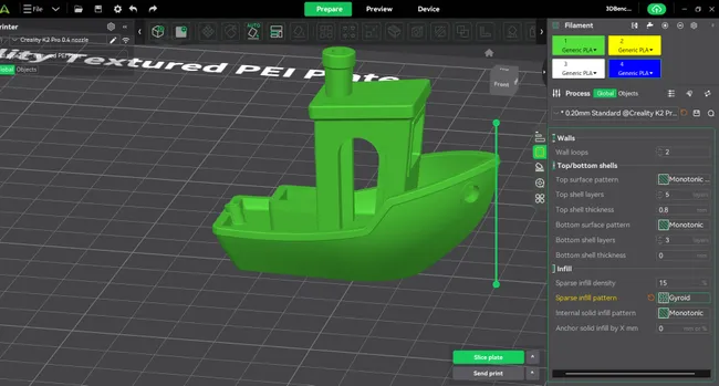 Обзор Creality K2 Pro Combo: безупречная работа картинка Creality K2 Pro Combo