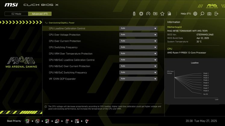 Материнская плата MSI MAG X870E Tomahawk Wifi