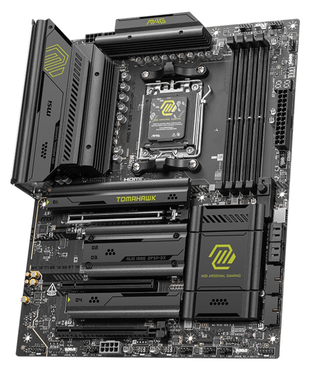 Обзор материнской платы MSI MAG X870E Tomahawk Wifi: два порта PCIe 5.0 и USB4 картинка Материнская плата MSI MAG X870E Tomahawk Wifi