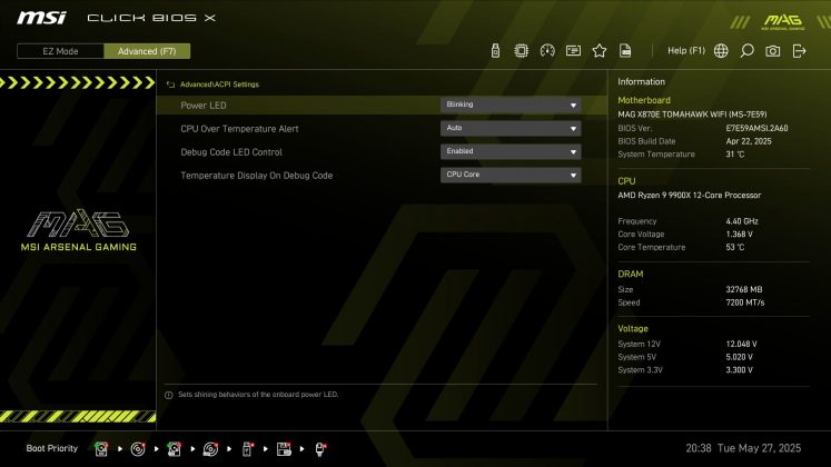 Материнская плата MSI MAG X870E Tomahawk Wifi
